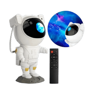 Proyector LED de Estrellas y Galaxias - Diseño Astronauta Pro