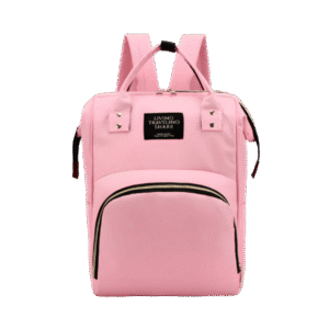 Mochila Maternal Premium Rosa - Térmica, Reforzada y Multibolsillo