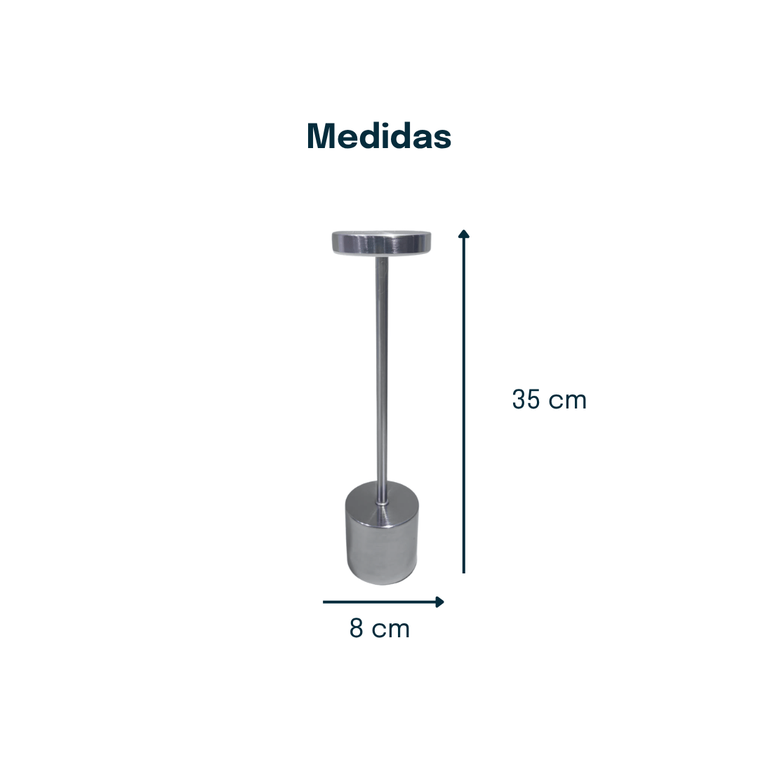 Lámpara Táctil Inalámbrica de Diseño Minimalista - Luz Led Difusa - Imagen 2